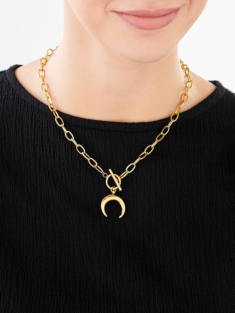 Elixa NASZYJNIK ZE STALI SZLACHETNEJ - KSIĘŻYC EL532-6808