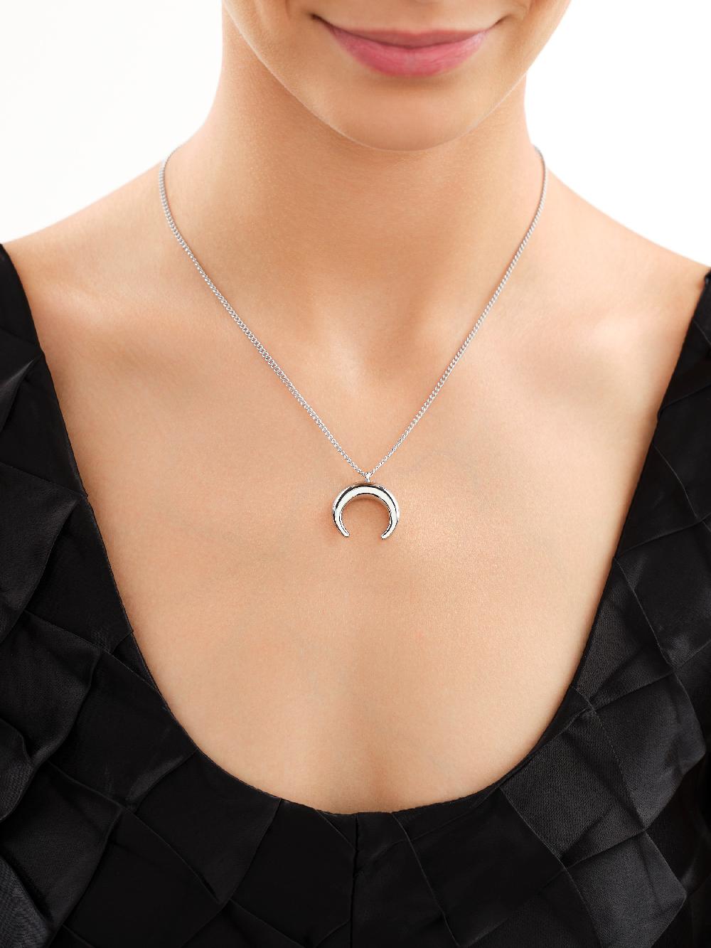 Elixa NASZYJNIK ZE STALI SZLACHETNEJ - KSIĘŻYC EL537-0245