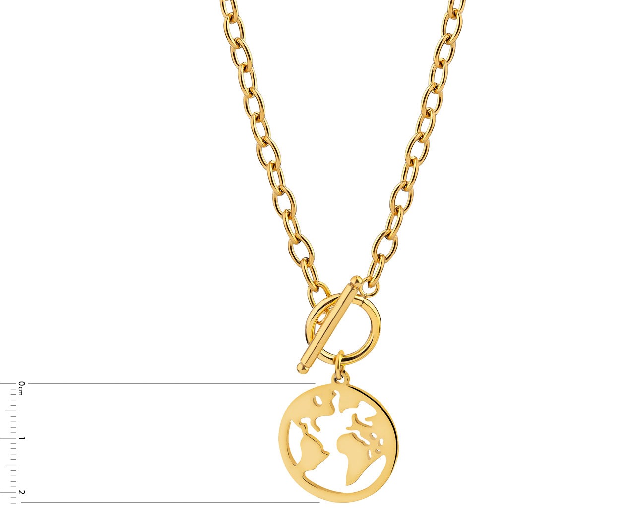 Elixa NASZYJNIK ZE STALI SZLACHETNEJ - KULA ZIEMSKA EL532-6784