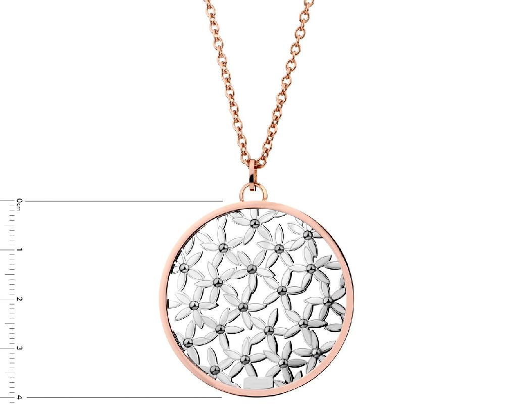 Elixa NASZYJNIK ZE STALI SZLACHETNEJ - KWIATY EL528-8879