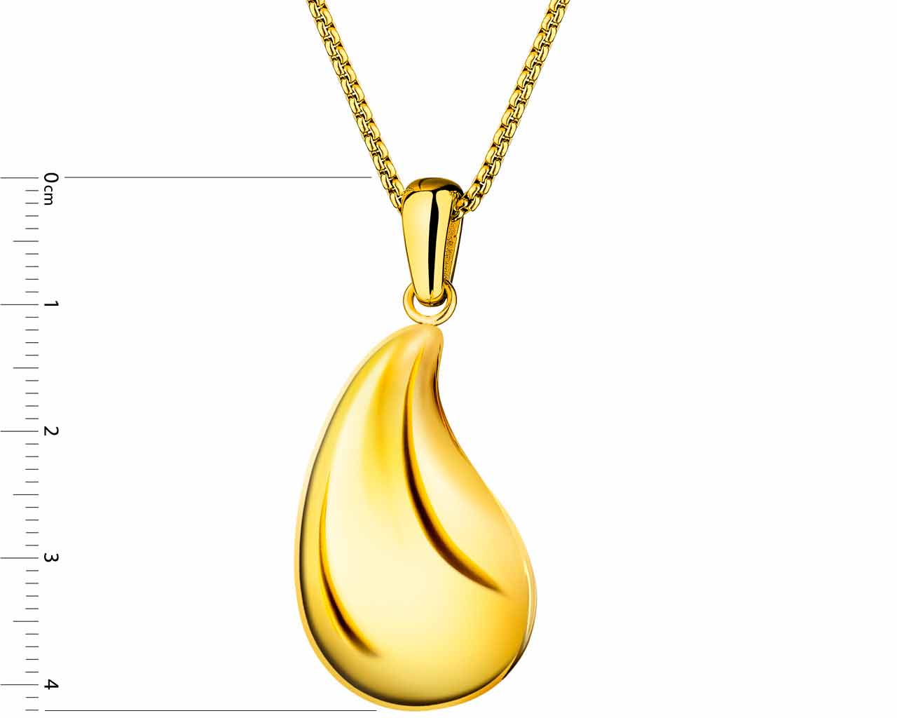 Elixa NASZYJNIK ZE STALI SZLACHETNEJ - ŁEZKA EL537-1386