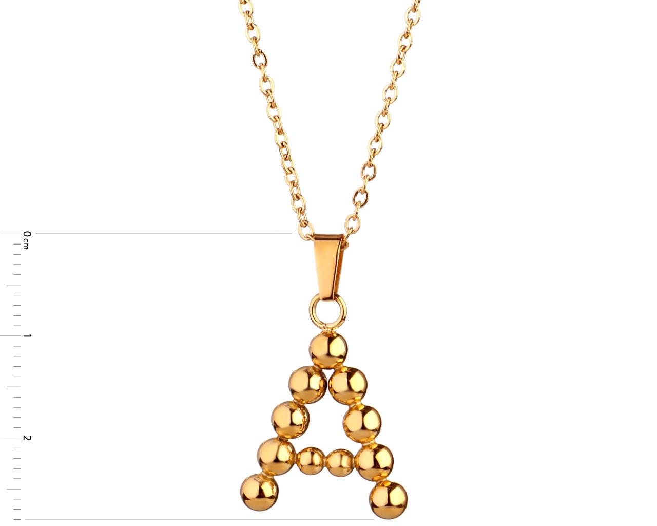 Elixa NASZYJNIK ZE STALI SZLACHETNEJ - LITERA A EL531-9164