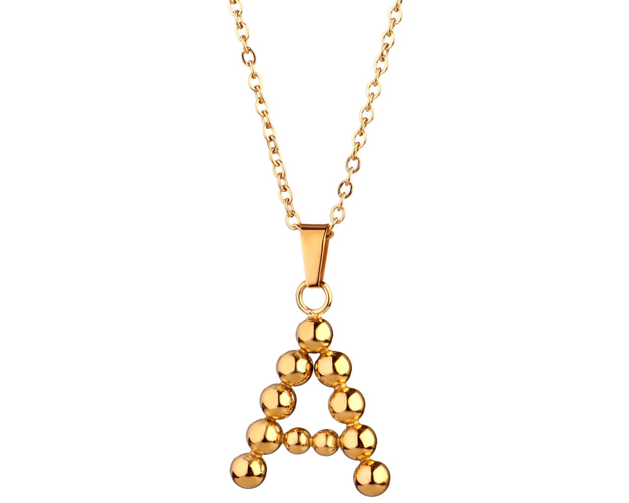 elixa NASZYJNIK ZE STALI SZLACHETNEJ - LITERA A EL531-9164