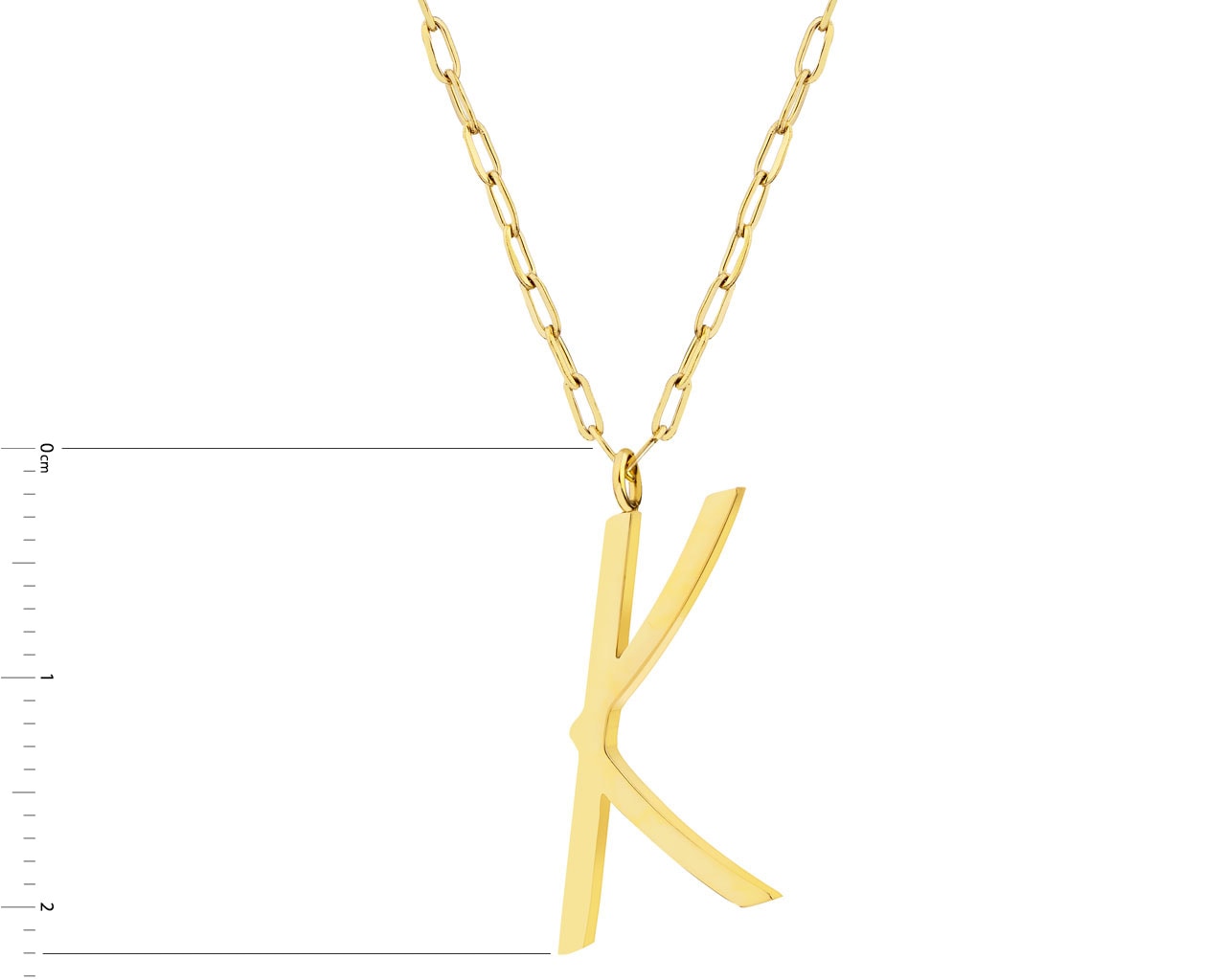 Elixa NASZYJNIK ZE STALI SZLACHETNEJ - LITERA K EL531-4106