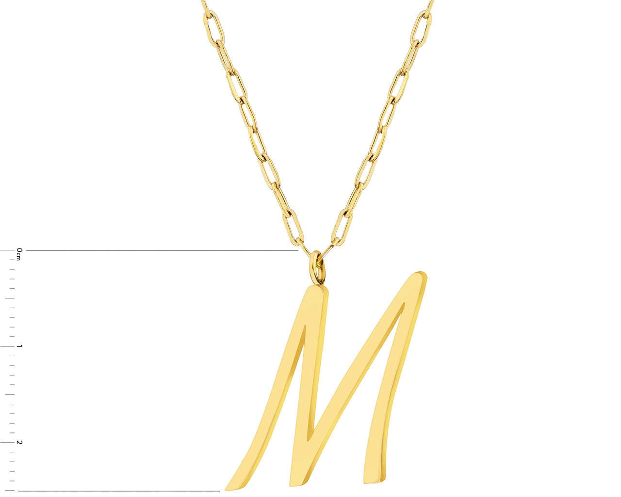 Elixa NASZYJNIK ZE STALI SZLACHETNEJ - LITERA M EL531-4097