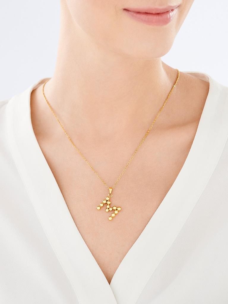 Elixa NASZYJNIK ZE STALI SZLACHETNEJ - LITERA M EL531-9160