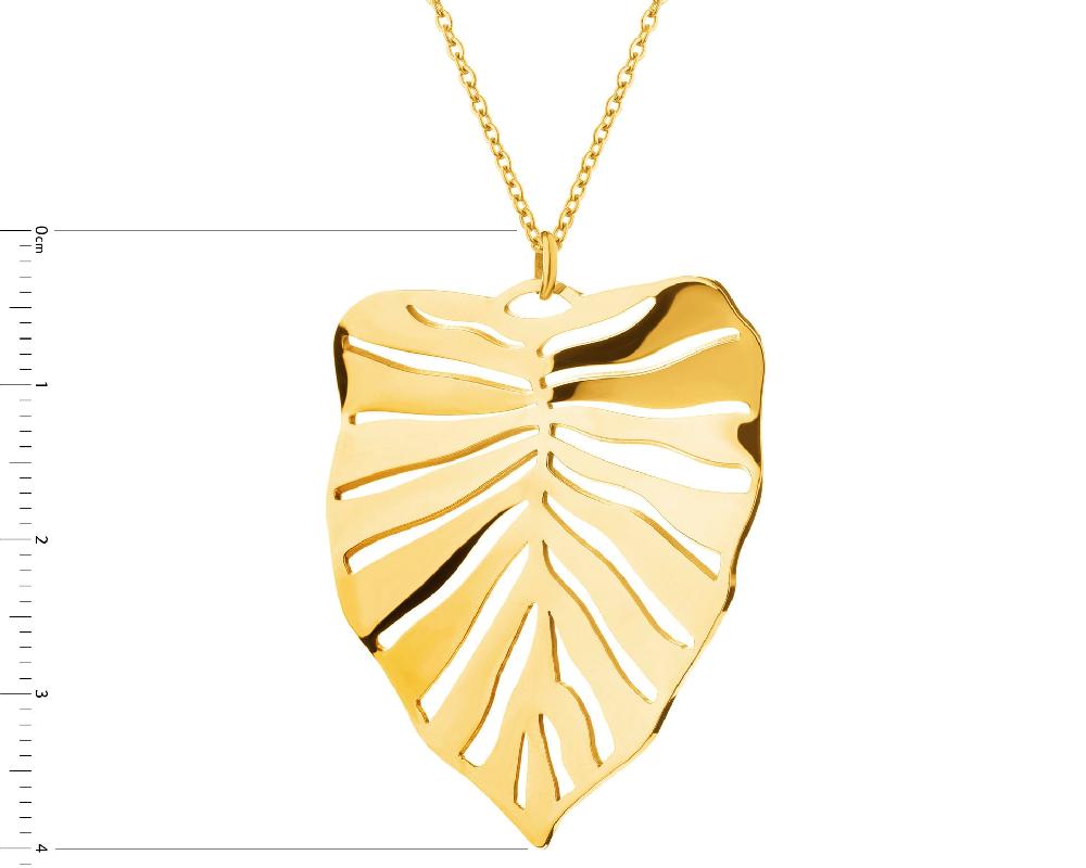 Elixa NASZYJNIK ZE STALI SZLACHETNEJ - MONSTERA EL538-4085