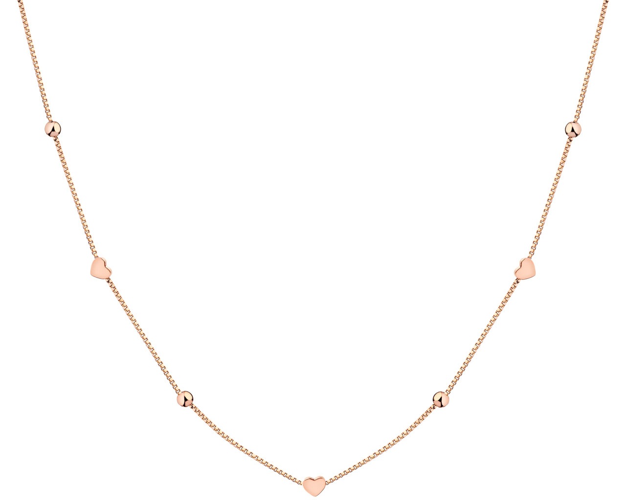 elixa NASZYJNIK ZE STALI SZLACHETNEJ - SERCA EL533-3522