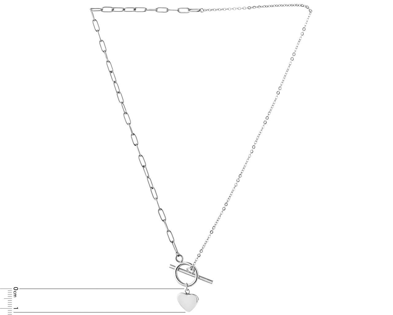 Elixa NASZYJNIK ZE STALI SZLACHETNEJ - SERCE EL530-0372