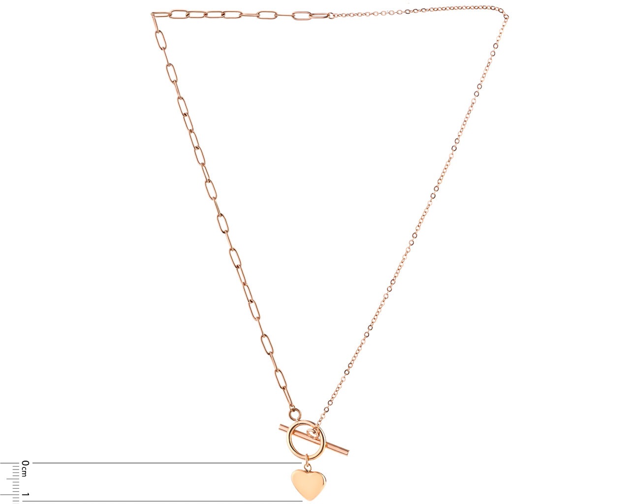 Elixa NASZYJNIK ZE STALI SZLACHETNEJ - SERCE EL530-0375