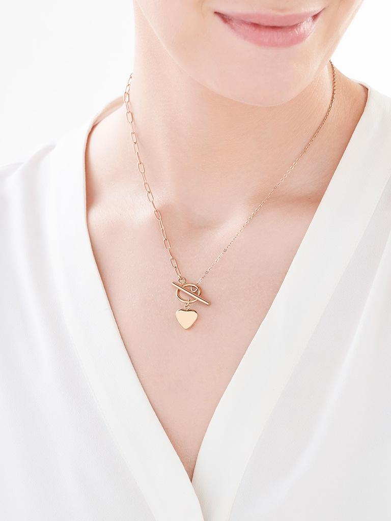 Elixa NASZYJNIK ZE STALI SZLACHETNEJ - SERCE EL530-0375