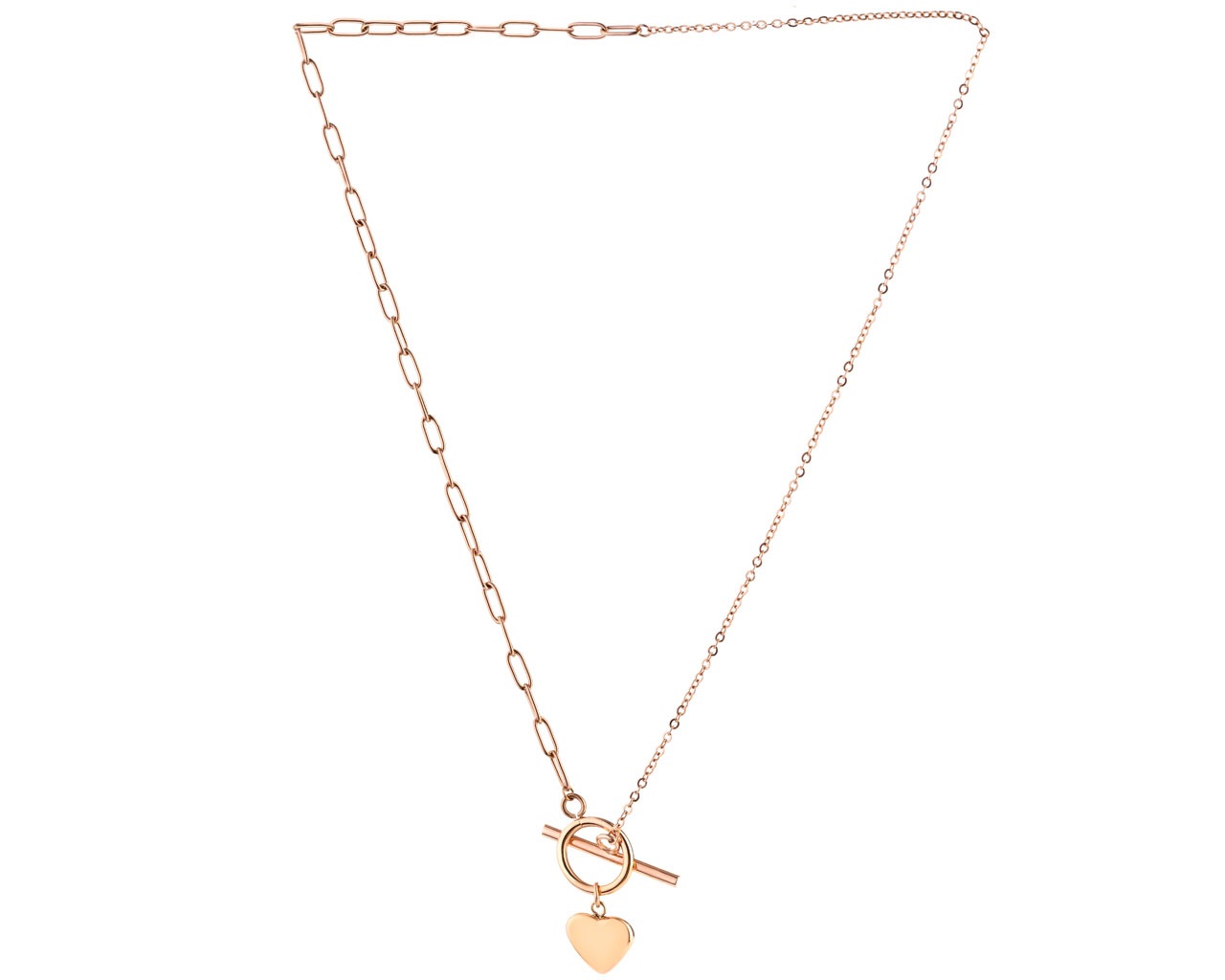 elixa NASZYJNIK ZE STALI SZLACHETNEJ - SERCE EL530-0375