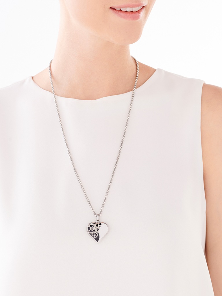 Elixa NASZYJNIK ZE STALI SZLACHETNEJ - SERCE EL530-9058