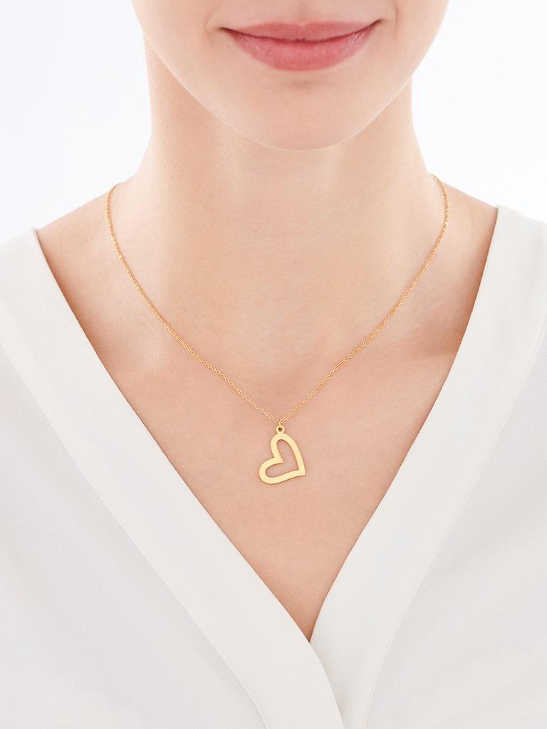 Elixa NASZYJNIK ZE STALI SZLACHETNEJ - SERCE EL531-3463