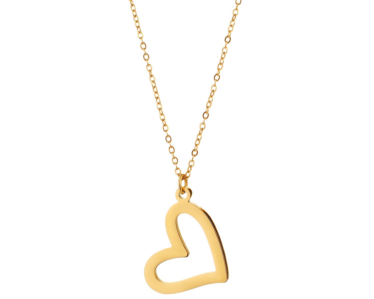 elixa NASZYJNIK ZE STALI SZLACHETNEJ - SERCE EL531-3463