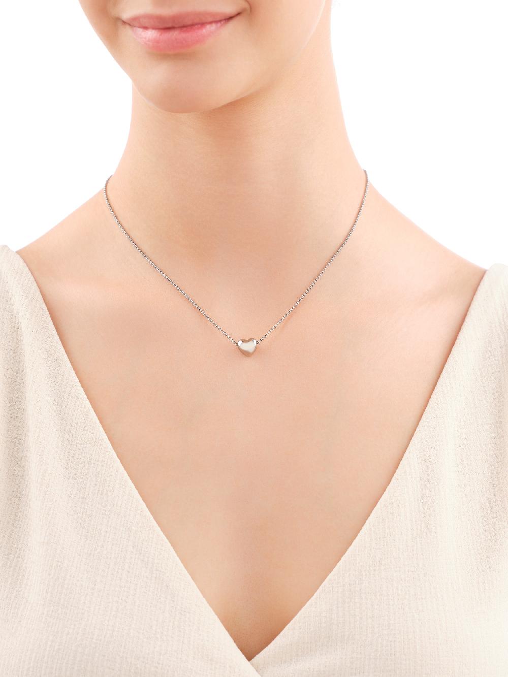 Elixa NASZYJNIK ZE STALI SZLACHETNEJ - SERCE EL536-7164