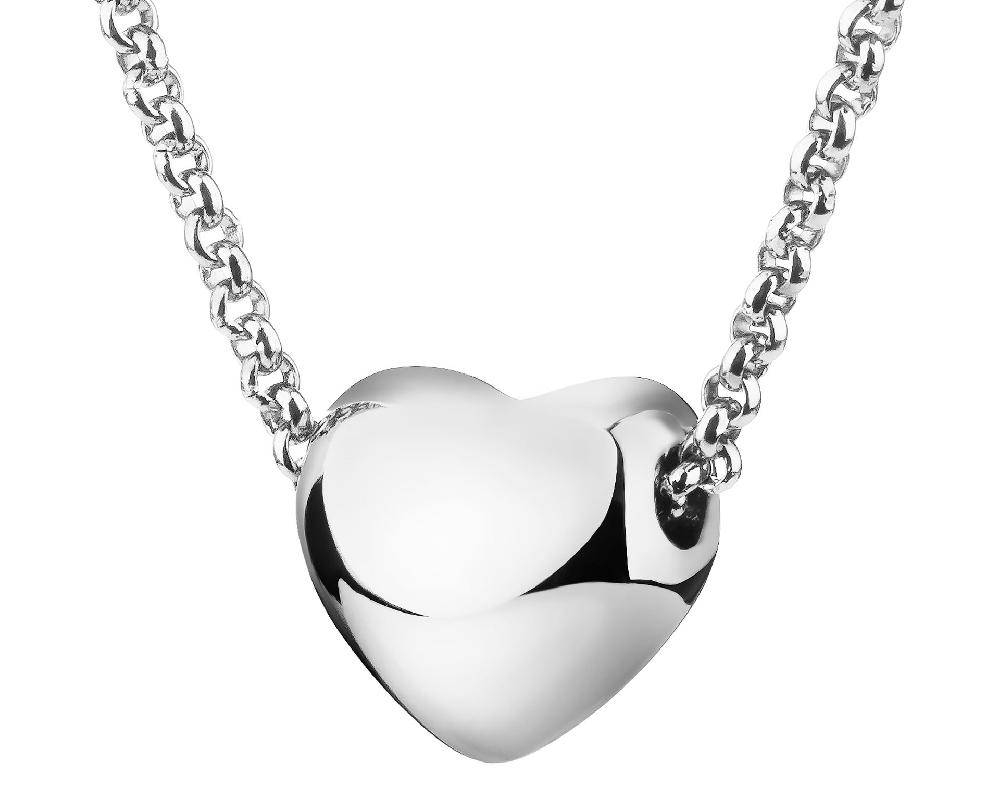 elixa NASZYJNIK ZE STALI SZLACHETNEJ - SERCE EL536-7164