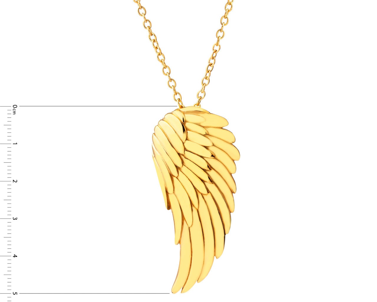 Elixa NASZYJNIK ZE STALI SZLACHETNEJ - SKRZYDŁO EL535-9875