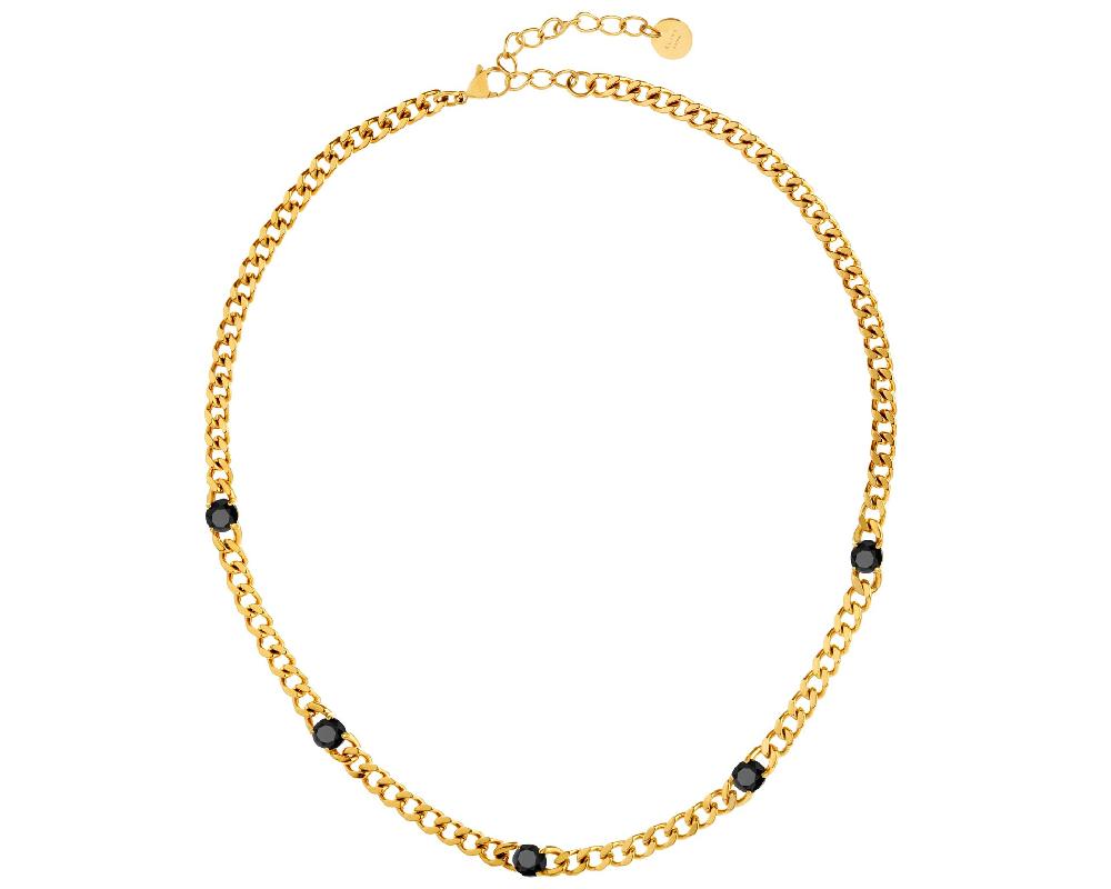 elixa NASZYJNIK ZE STALI SZLACHETNEJ Z CYRKONIAMI EL536-2095