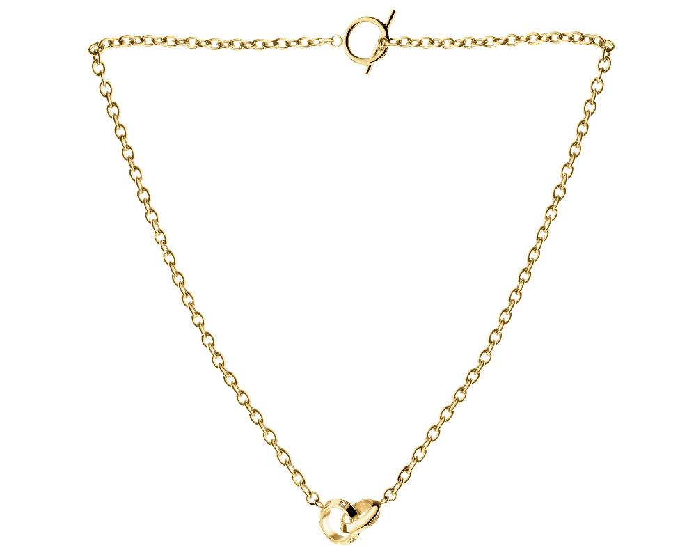 elixa NASZYJNIK ZE STALI SZLACHETNEJ Z CYRKONIAMI EL536-3321