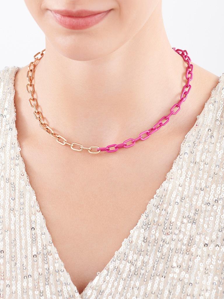 Elixa NASZYJNIK ZE STALI SZLACHETNEJ Z EMALIĄ EL534-3654