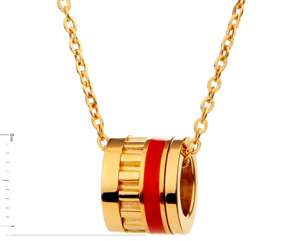 Elixa NASZYJNIK ZE STALI SZLACHETNEJ Z EMALIĄ EL536-7125