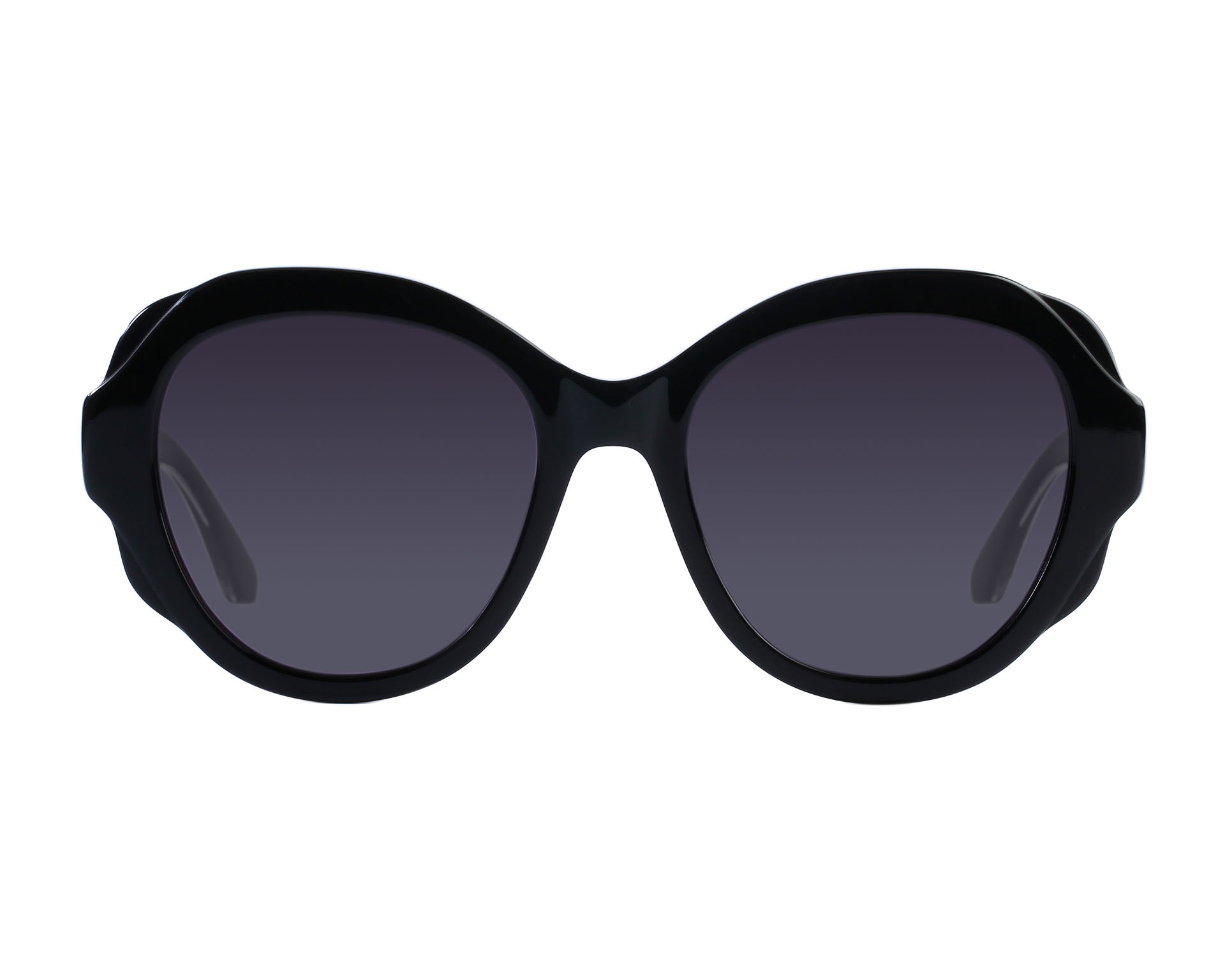 elixa OKULARY PRZECIWSŁONECZNE DAMSKIE OKRĄGŁE CZARNE AC.SG.27.C02