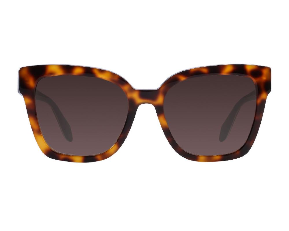 elixa OKULARY PRZECIWSŁONECZNE DAMSKIE PROSTOKĄTNE BRĄZOWE AC.SG.25.C02