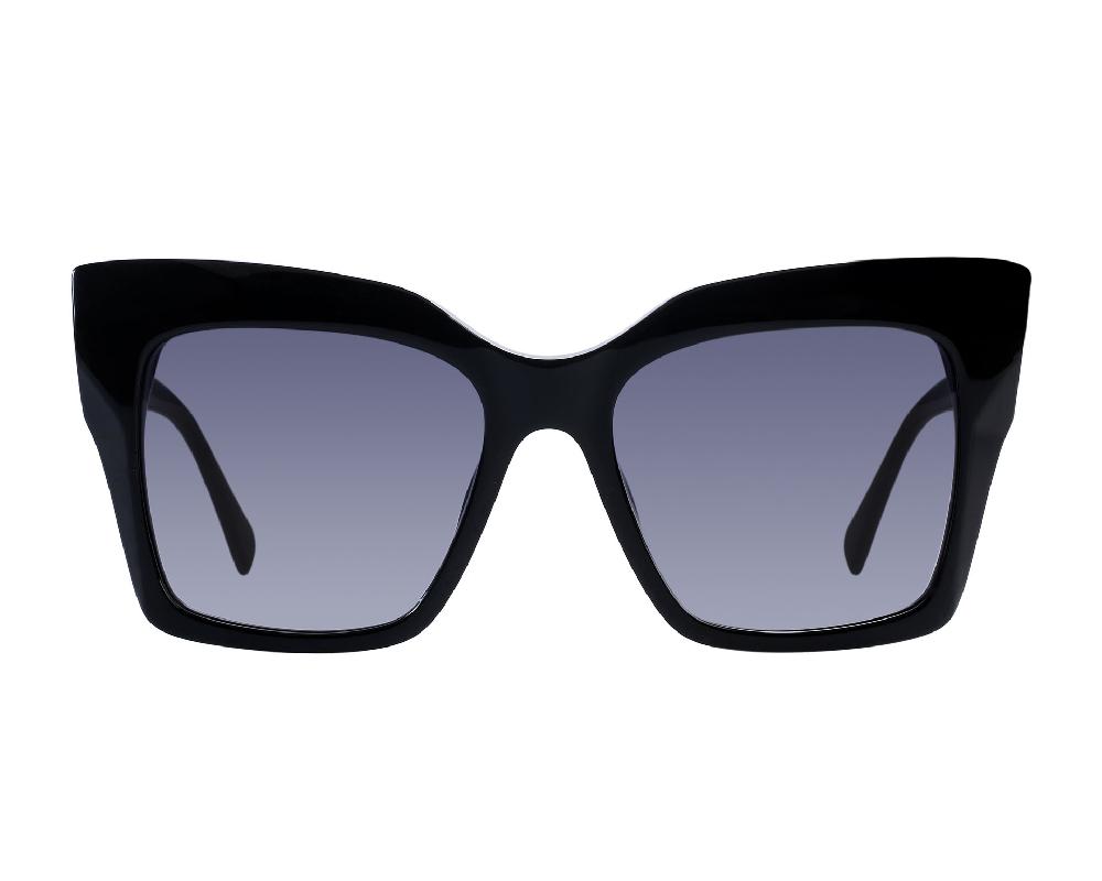 elixa OKULARY PRZECIWSŁONECZNE DAMSKIE PROSTOKĄTNE CZARNE AC.SG.23.C01