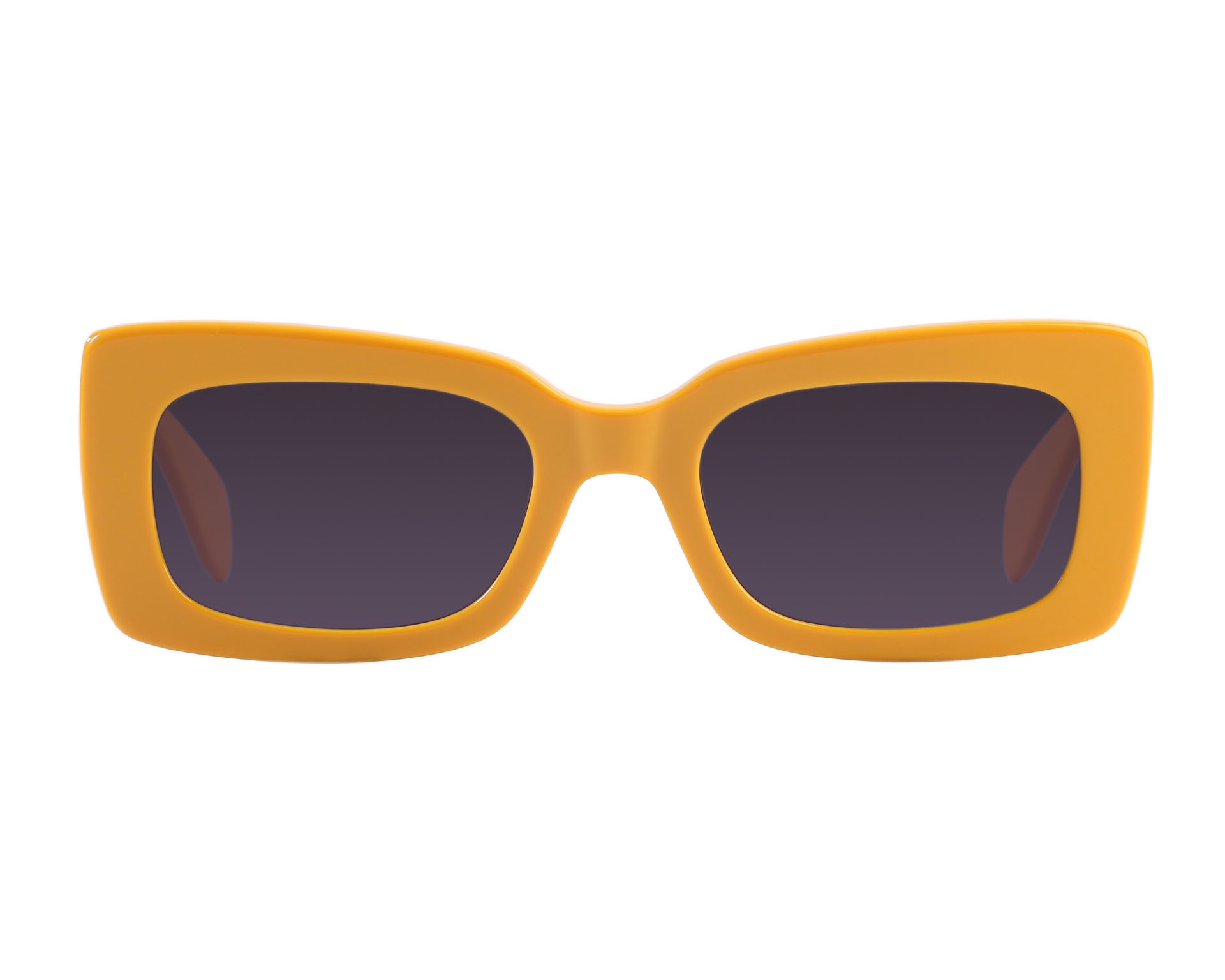 elixa OKULARY PRZECIWSŁONECZNE DAMSKIE PROSTOKĄTNE POMARAŃCZOWE AC.SG.28.C02