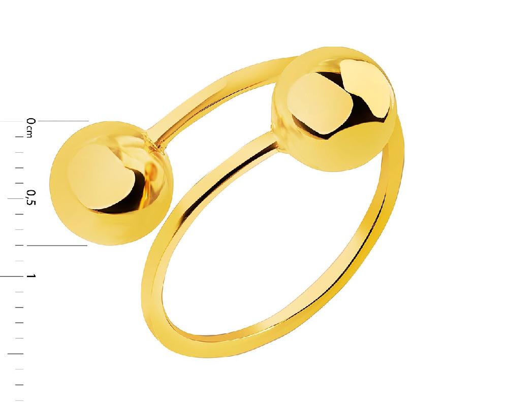 Elixa PIERŚCIONEK ZE STALI SZLACHETNEJ - KULKI EL527-1294