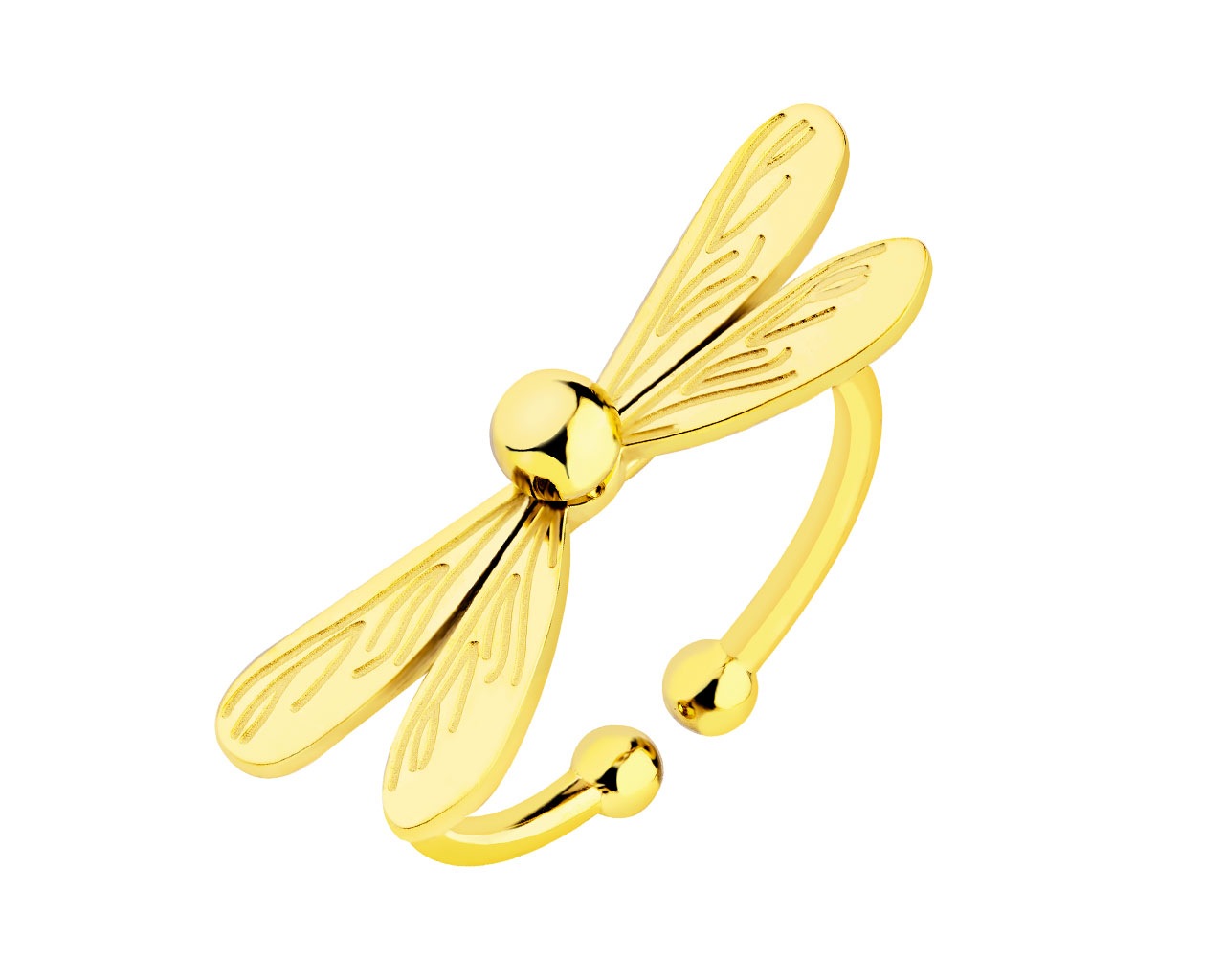 elixa PIERŚCIONEK ZE STALI SZLACHETNEJ - WAŻKA EL529-0476