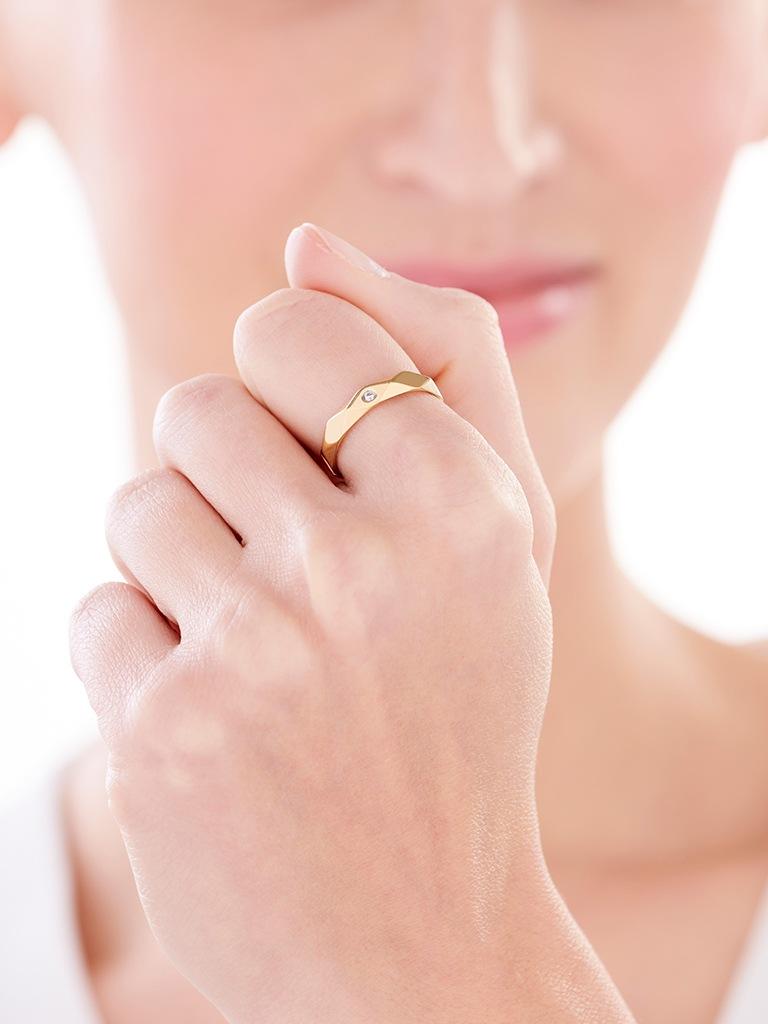 Elixa PIERŚCIONEK ZE STALI SZLACHETNEJ Z CYRKONIĄ EL531-1190