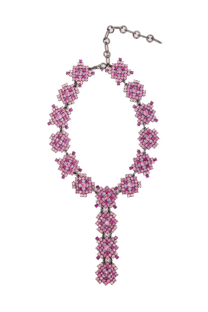 Elizabeth Cole Aimee Necklace Crystal