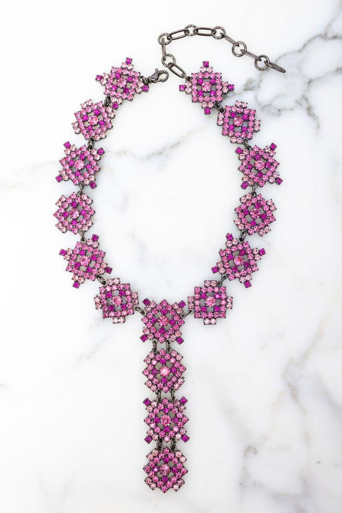 elizabeth cole Aimee Necklace Crystal