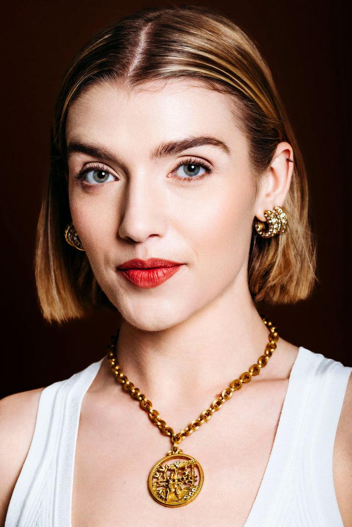 Elizabeth Cole Aira Earrings Turquoise