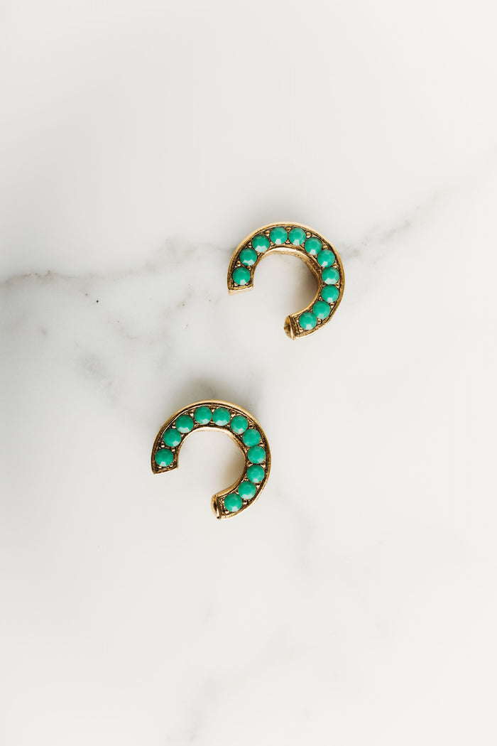 elizabeth cole Aira Earrings Turquoise