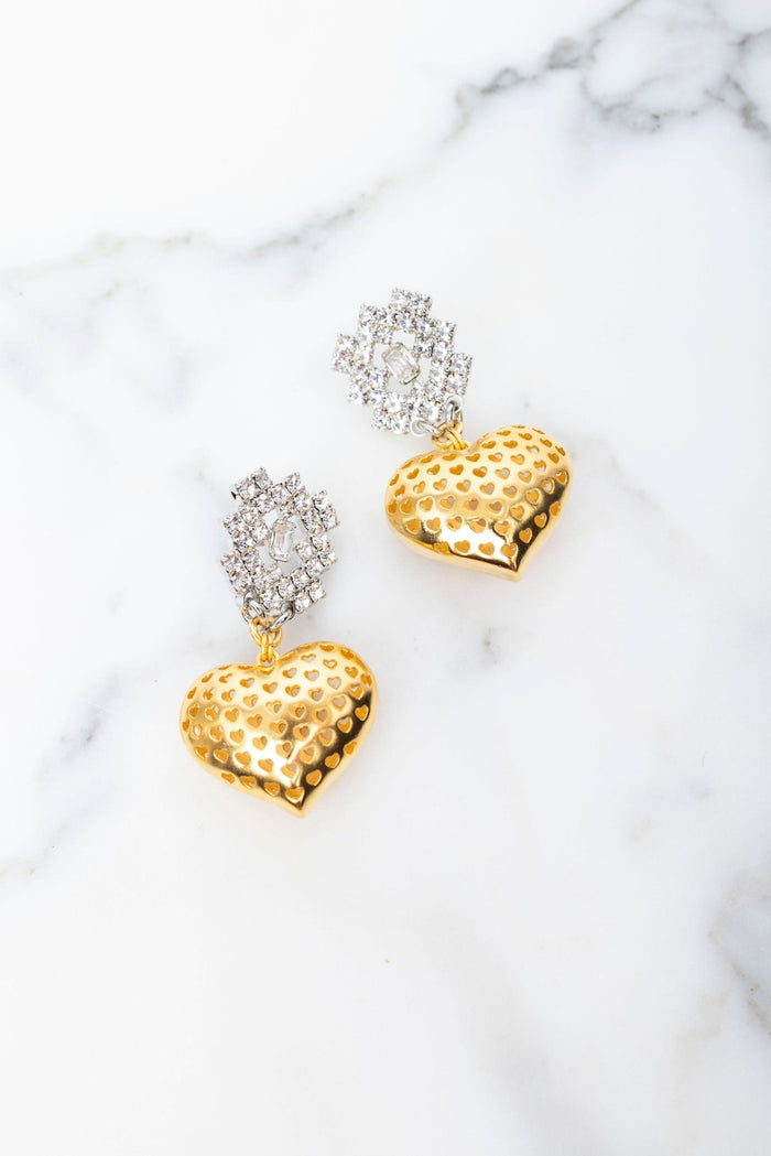 elizabeth cole Amanda Earrings Crystal