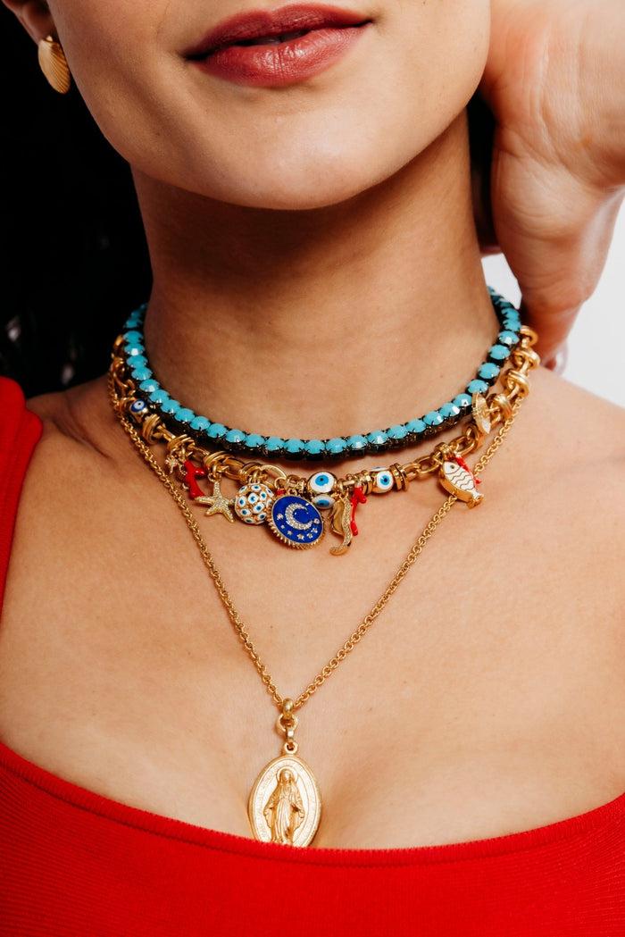 Elizabeth Cole Amaris Necklace Multi