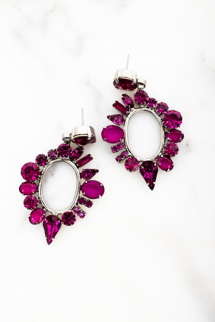 elizabeth cole Anica Earrings Pink