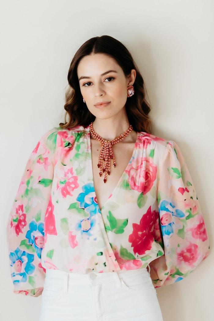 Elizabeth Cole Ariana Earrings Blue