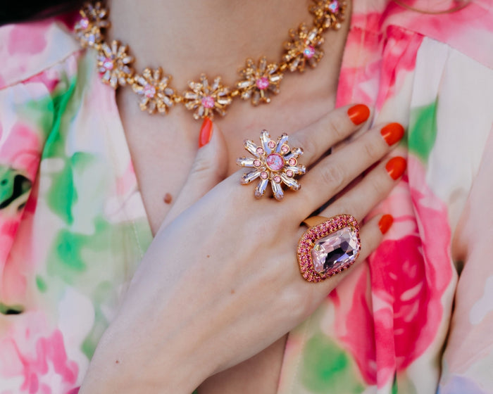 Elizabeth Cole Ariana Ring Blue