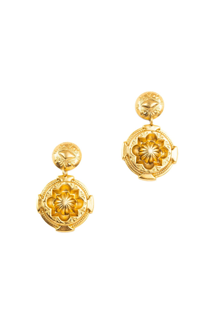 Elizabeth Cole Ariella Earrings Gold
