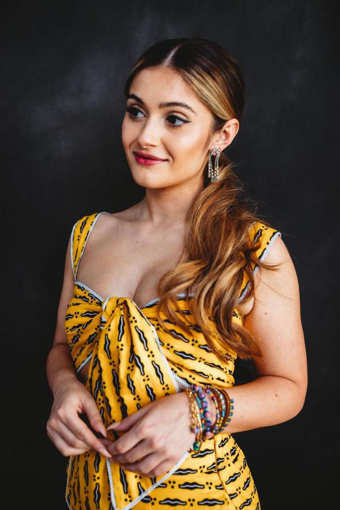 Elizabeth Cole Asa Earrings Blue