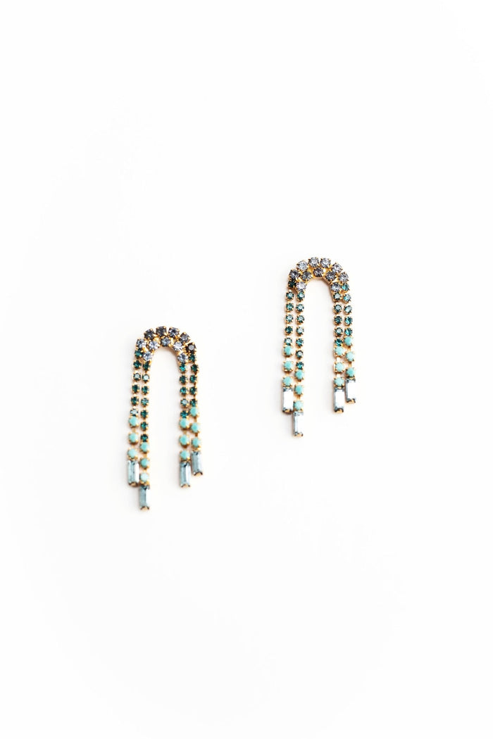 Elizabeth Cole Asa Earrings Blue