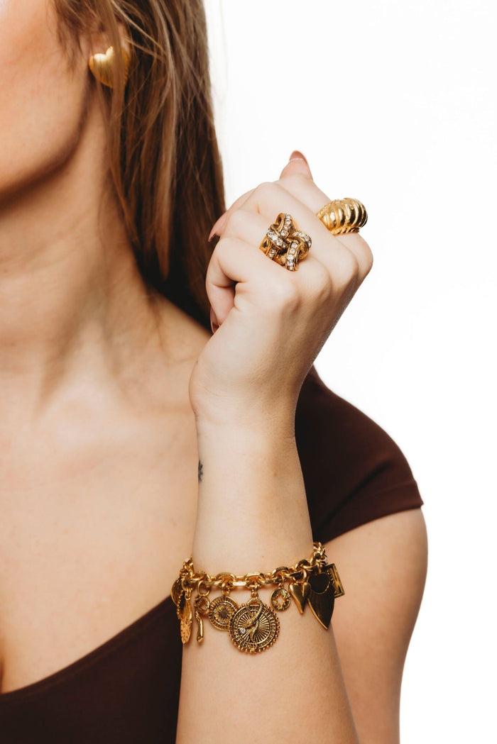 Elizabeth Cole Auriel Bracelet Gold
