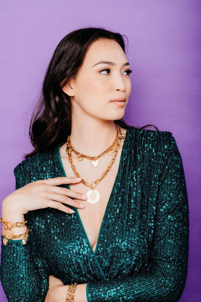 Elizabeth Cole Auryn Bracelet Gold