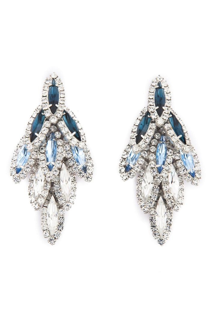 elizabeth cole Bacall Earring Blue
