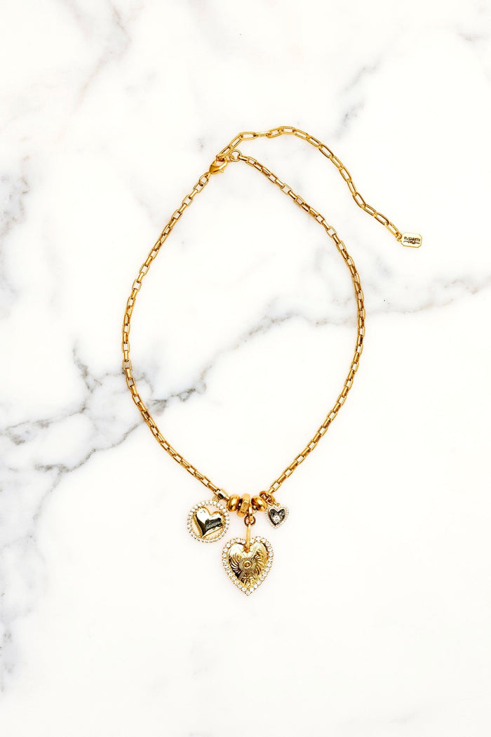 elizabeth cole Bannister Necklace Gold