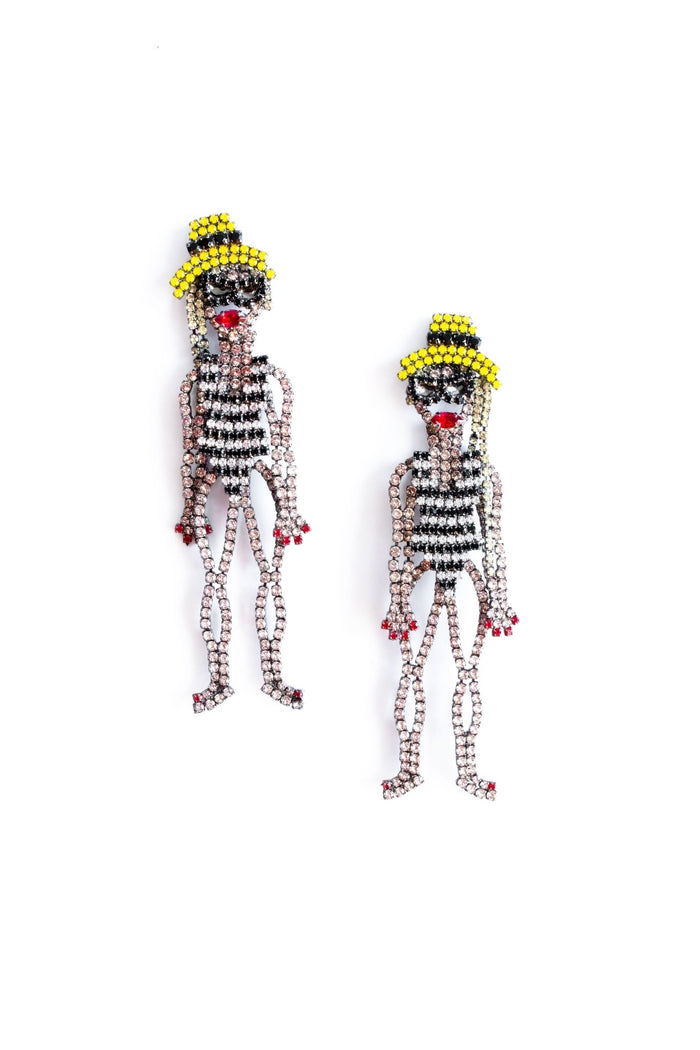 Elizabeth Cole Beach Babe Earrings Multi Color